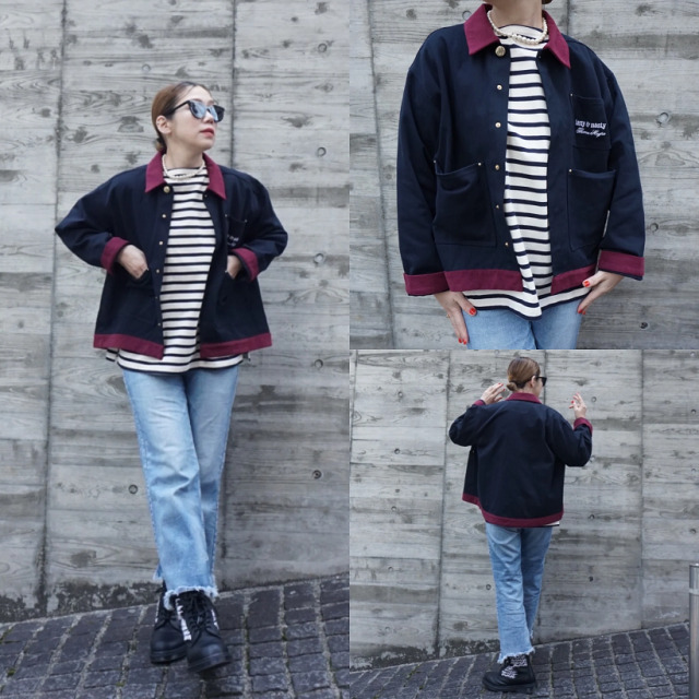 ◆最終価格◆【新品未使用】THOMAS MAGPIE ジャケット　ネイビー THOMAS MAGPIE ハンティングジャケット（ネイビー）