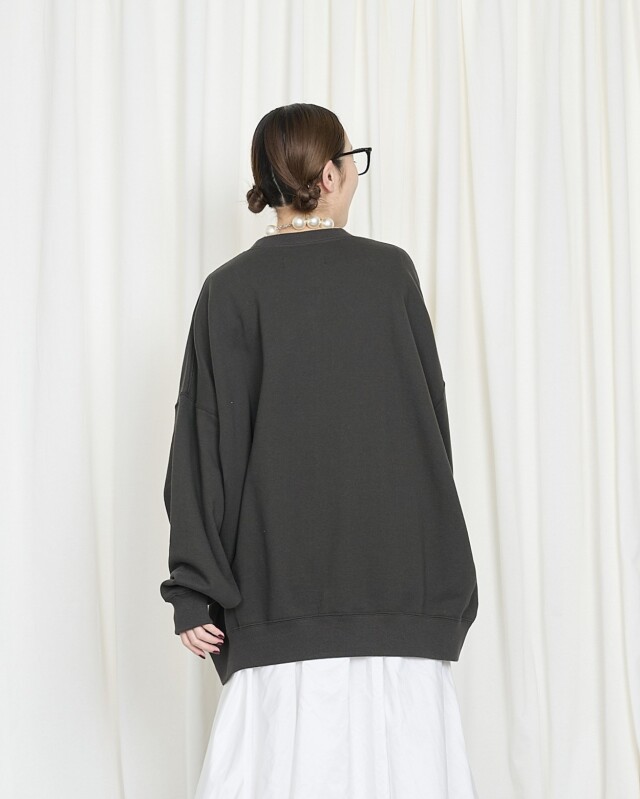 【美品】THOMAS MAGPIE スウェット　オーバーサイズ　くすみカラー 美品】THOMAS MAGPIE スウェット オーバーサイズ くすみカラー