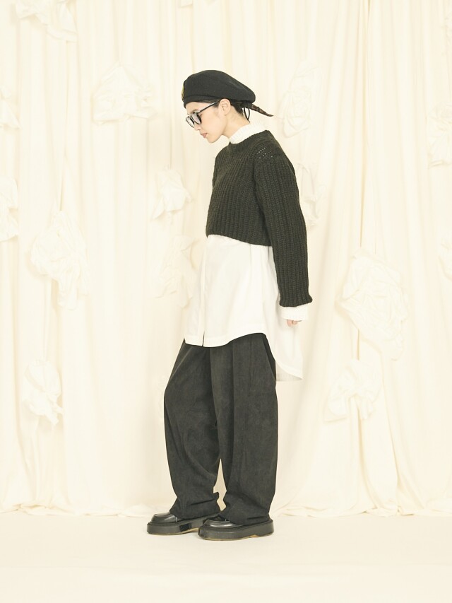 THOMAS MAGPIE ショートニット（ブラック）