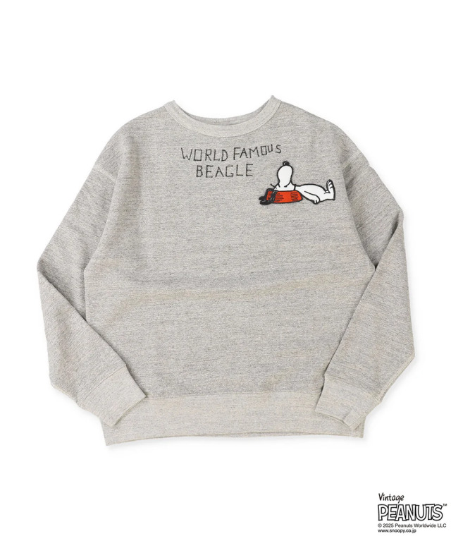 DENIM DUNGAREE スヌーピートレーナー 02 グレー#941