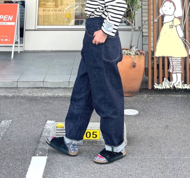 新品未使用 GO TO HOLLYWOOD デニム 変形 パンツ 140cm Go To Hollywood デニム 変形 パンツ ネイビー