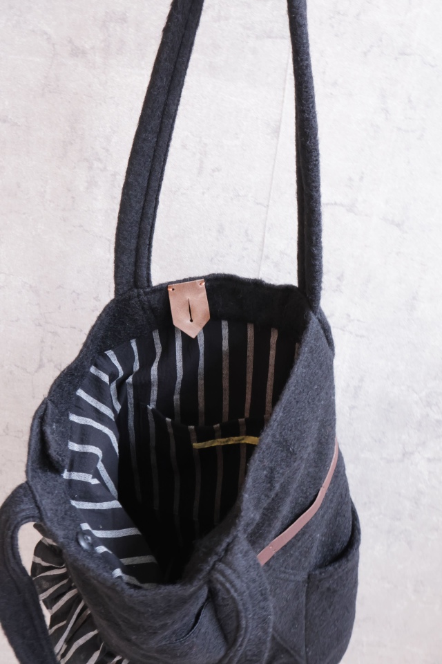 七五三★リメイクバッグ tsukinowa リメイクバッグee（ブラック）