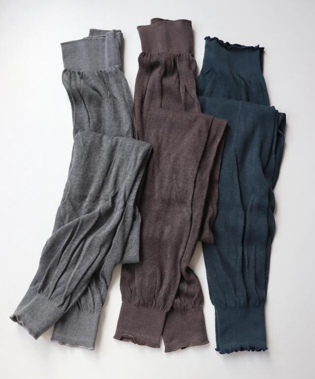 tawara ゆるっとガーゼ編みコットン レギンス